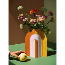 Load image into Gallery viewer, Riviera Arch Paper Vase
