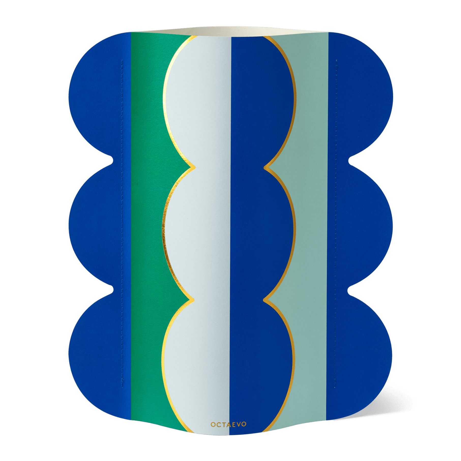 Riviera Wave Paper Vase