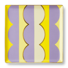 Load image into Gallery viewer, Riviera Wave Purple Ceramic Tray
