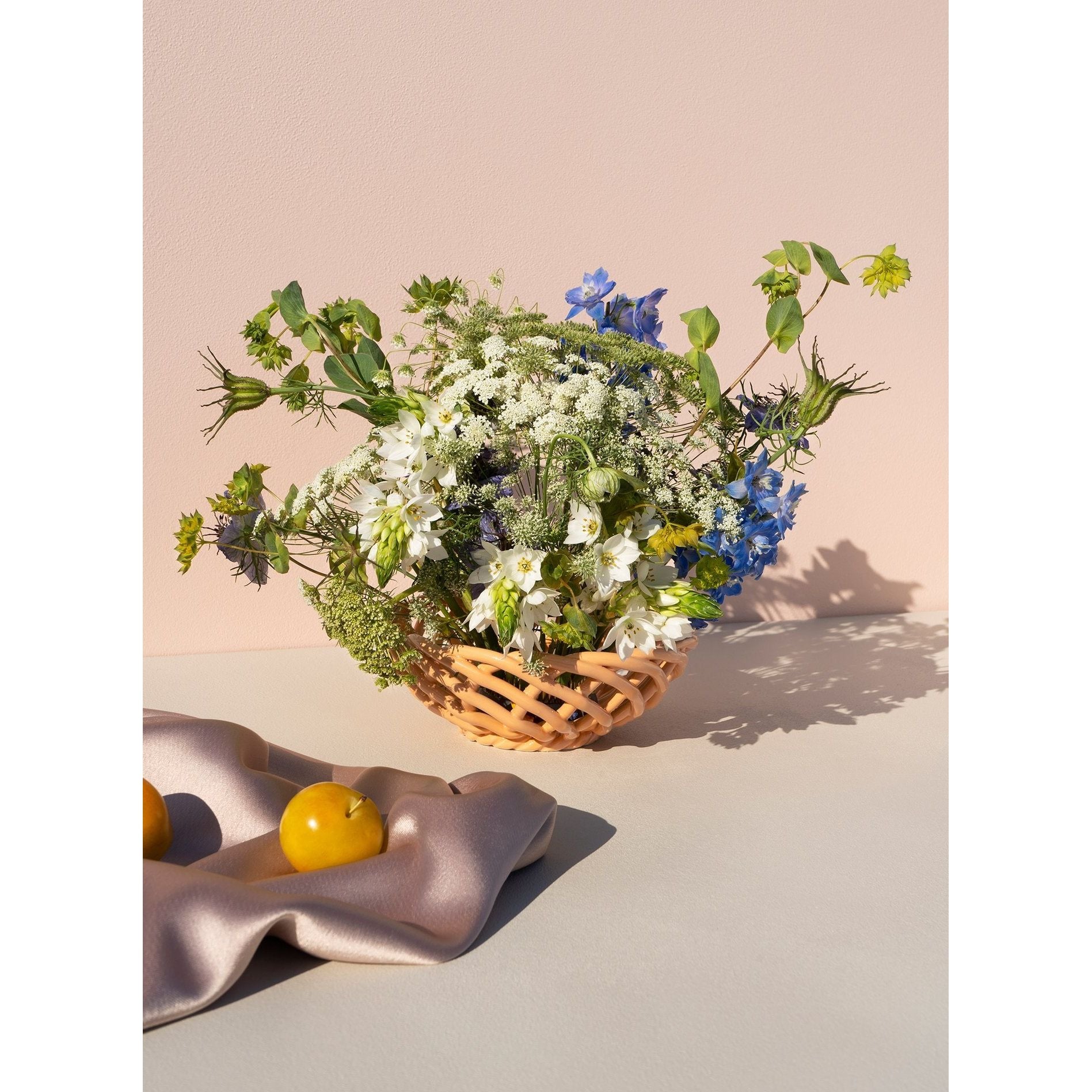 CASA ZIKI - Small Sicilia Ceramic Basketf