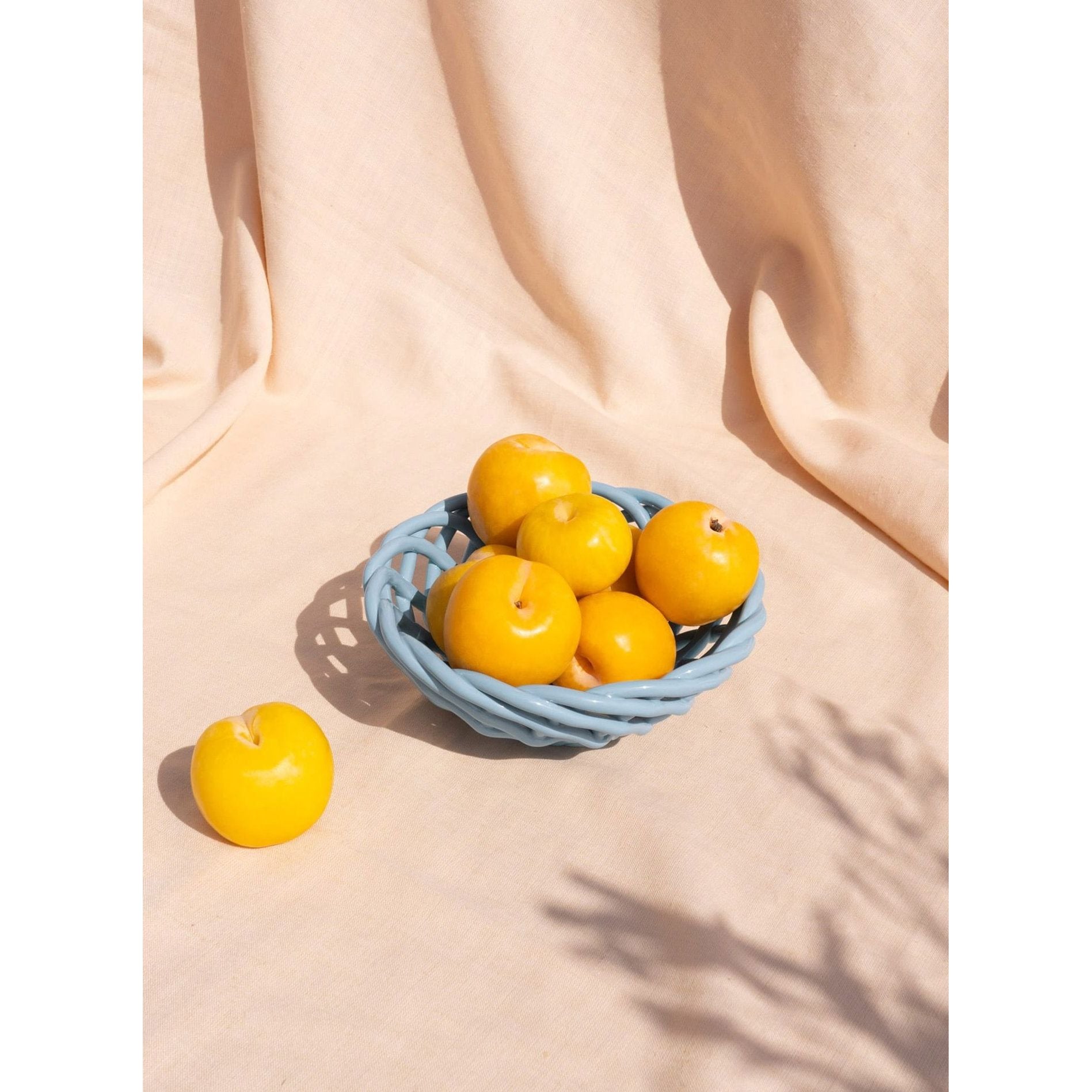 CASA ZIKI - Small Sicilia Ceramic Basketf