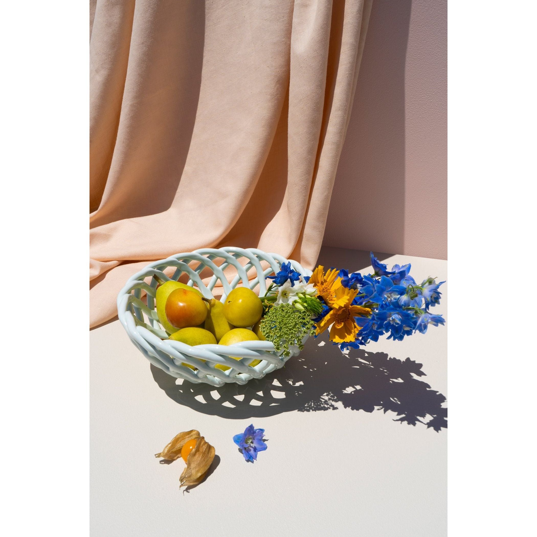 CASA ZIKI - Large Sicilia Ceramic Basket