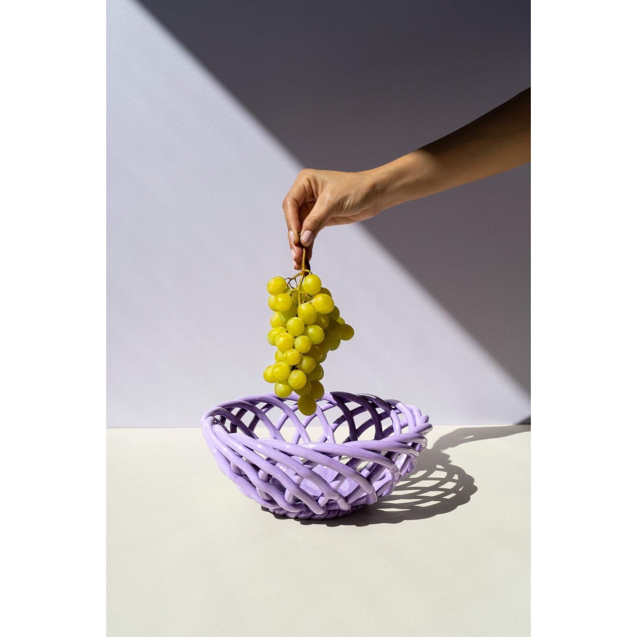 Large Sicilia Ceramic Basket