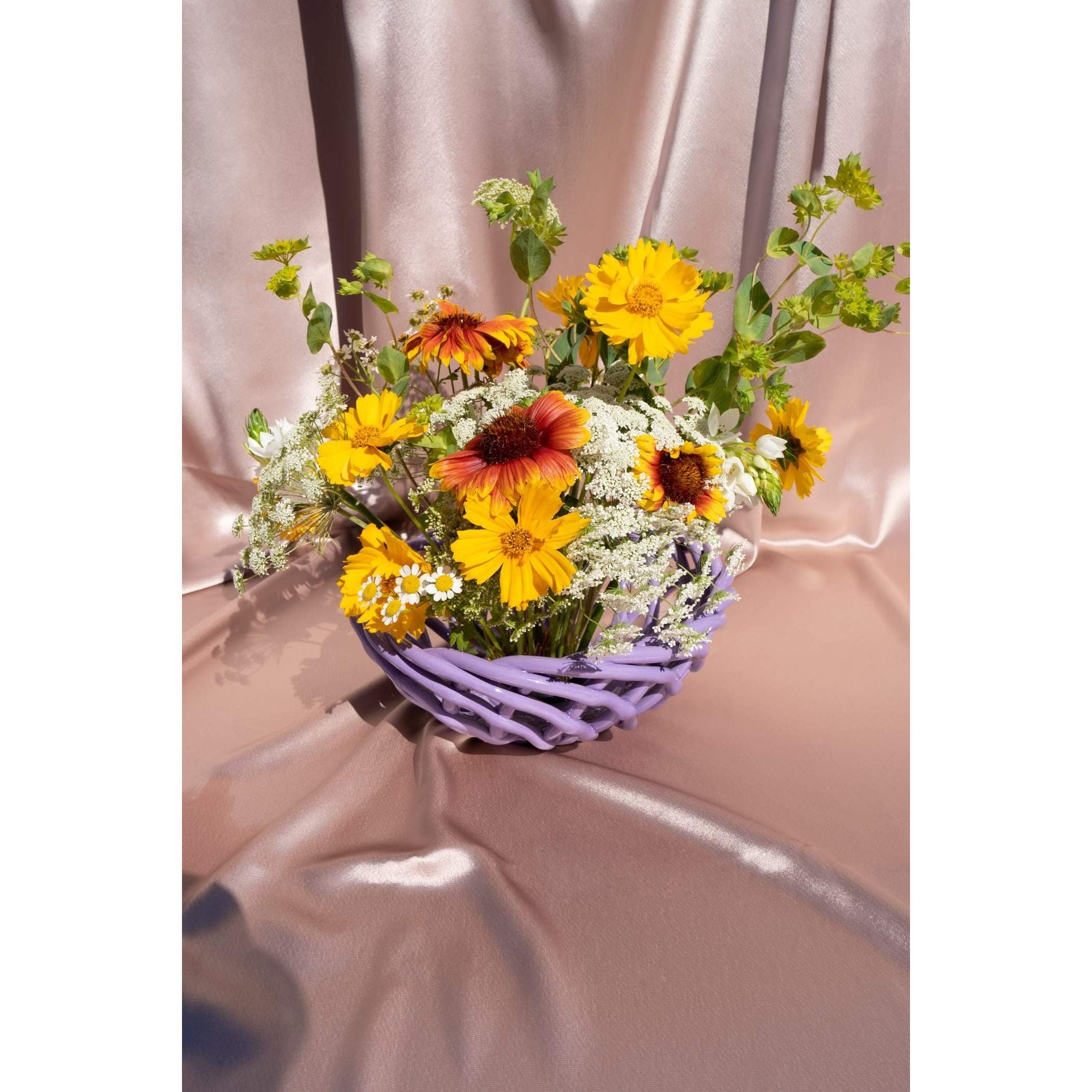 Large Sicilia Ceramic Basket