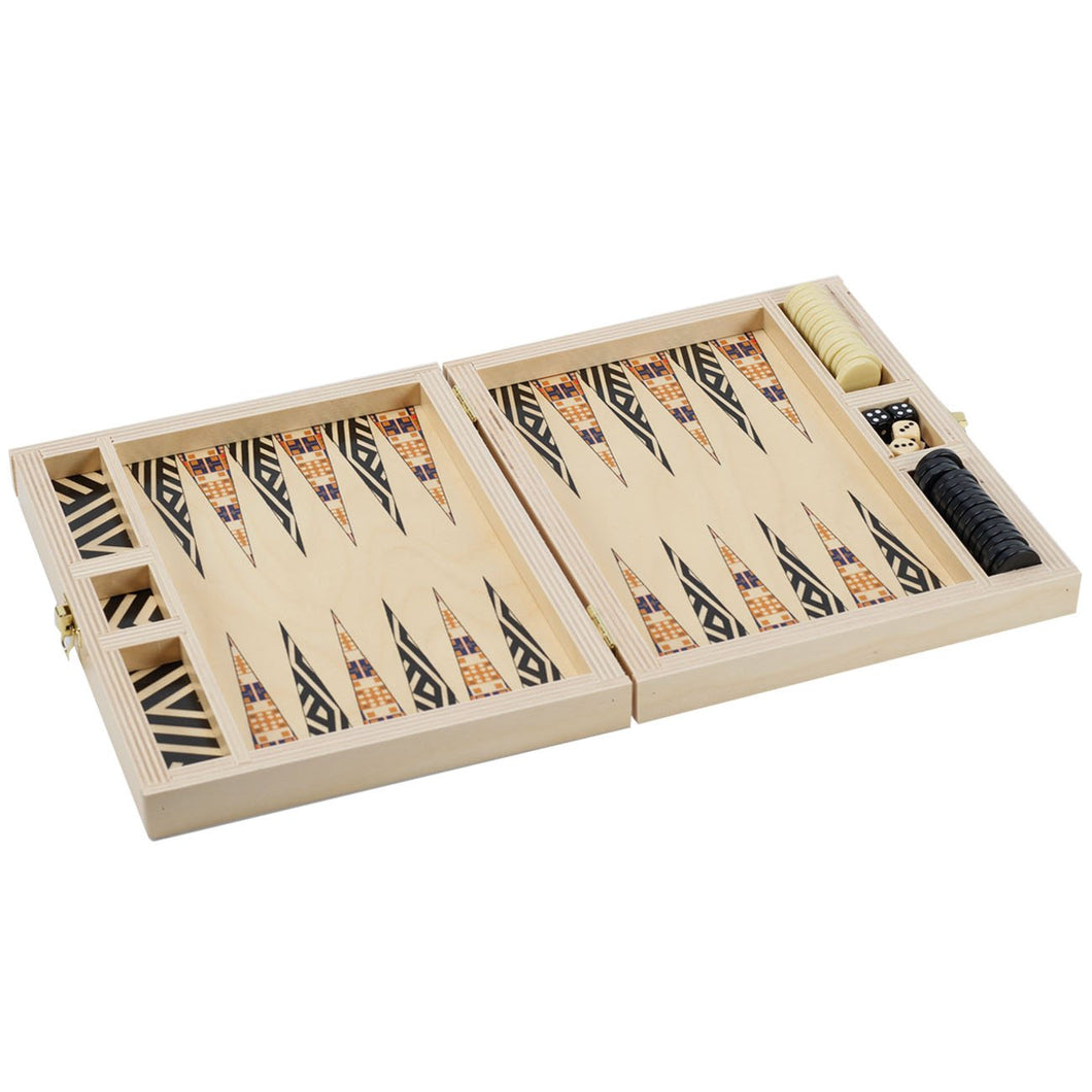 Alexander Olive Travel Backgammon Set