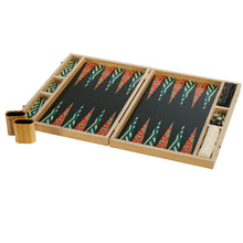 Load image into Gallery viewer, Poppy Red Tabletop Backgammon Set
